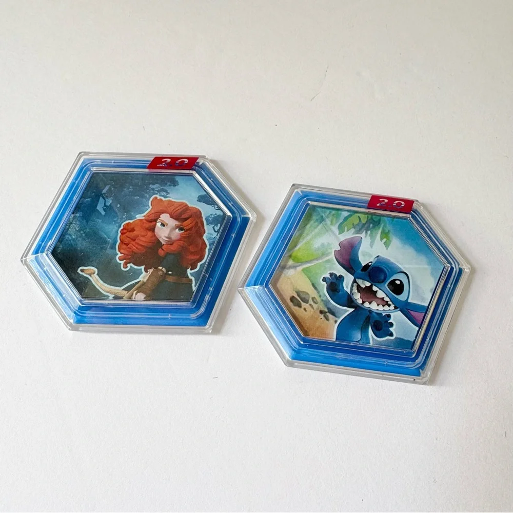 Disney Infinity 2.0 Starter Pack Portal Base Pad Brave Stitch Lot